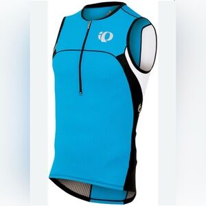 Pearl Izumi Elite In-R-Cool Blue Black Triathlon Singlet Women’s Size Large